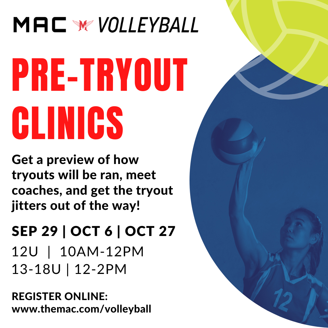 2024 Volleyball Pre-Tryout Clinics